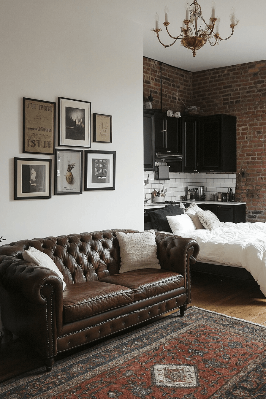 28+ Studio Apartment Ideas That Transform Simple Spaces with Ease 19 Compact Refined Living