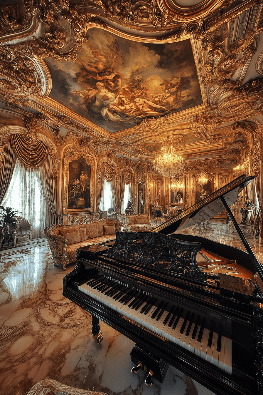 18+ Old Money Home Decor Ideas to Blend Tradition With Modern Style 19 Dramatic Baroque Style