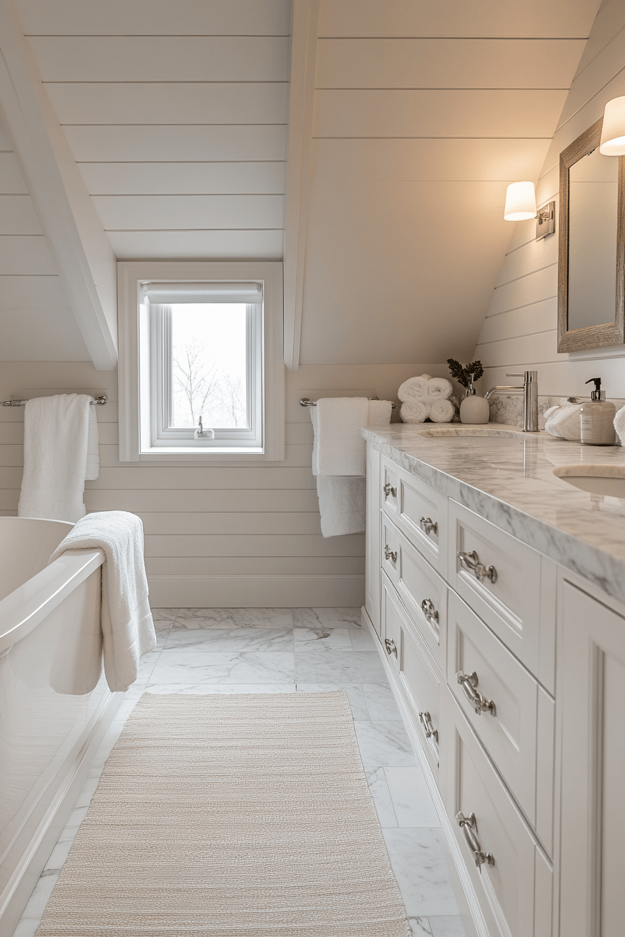 15+ Attic Bedroom Ideas to Design a Chic and Affordable Makeover 19 Ensuite Attic Retreat