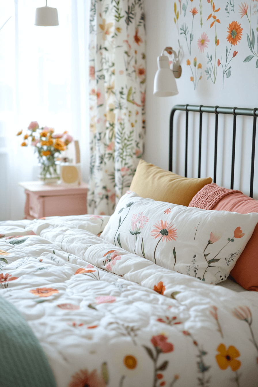 21+ Scandi Boho Girls Bedroom Looks That Mix Playfulness With Calm 19 Floral Dreams
