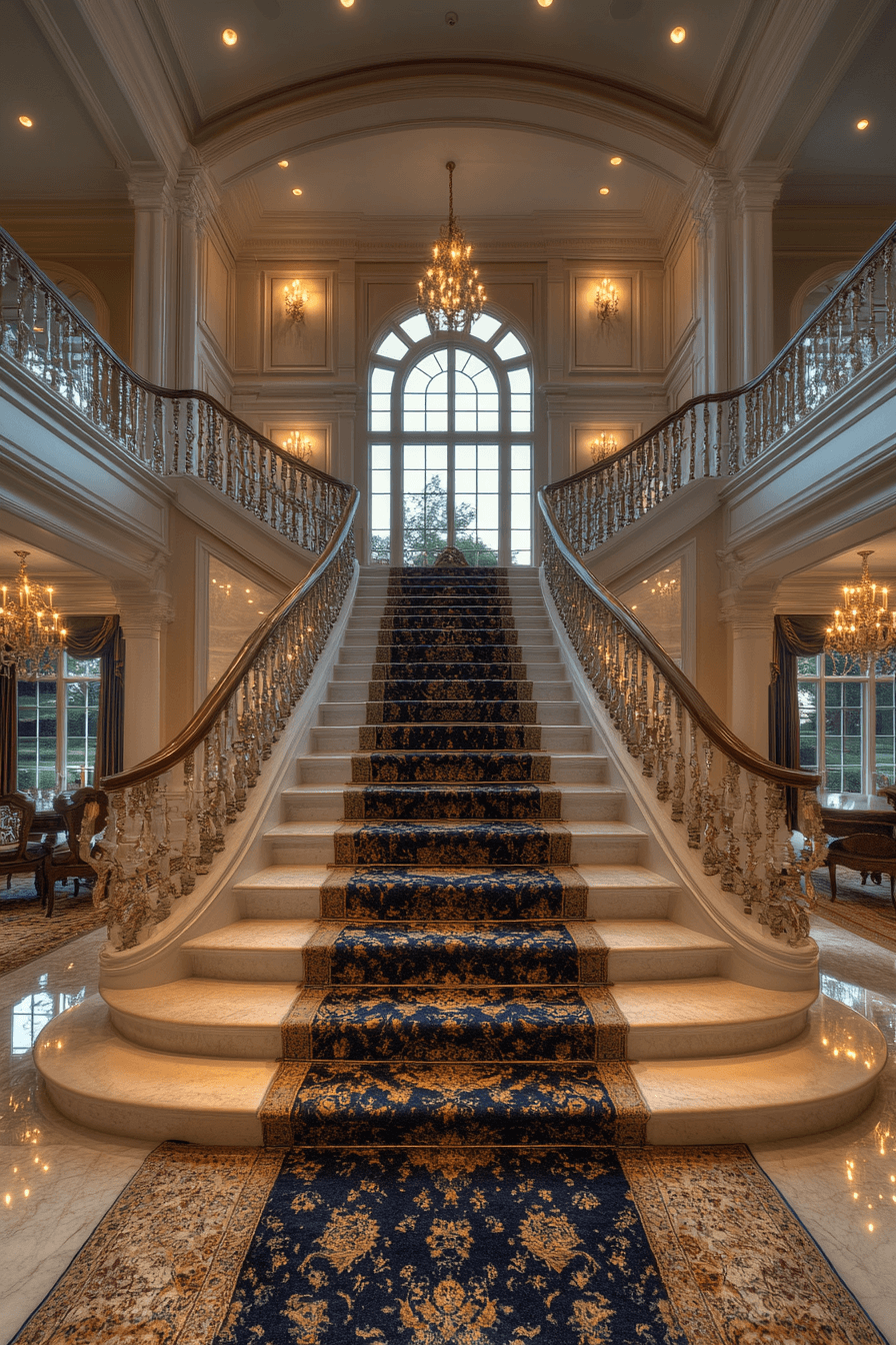 23+ Staircase Entryway Ideas That Bring Modern Comfort Into Tradition 19 Luxury Details