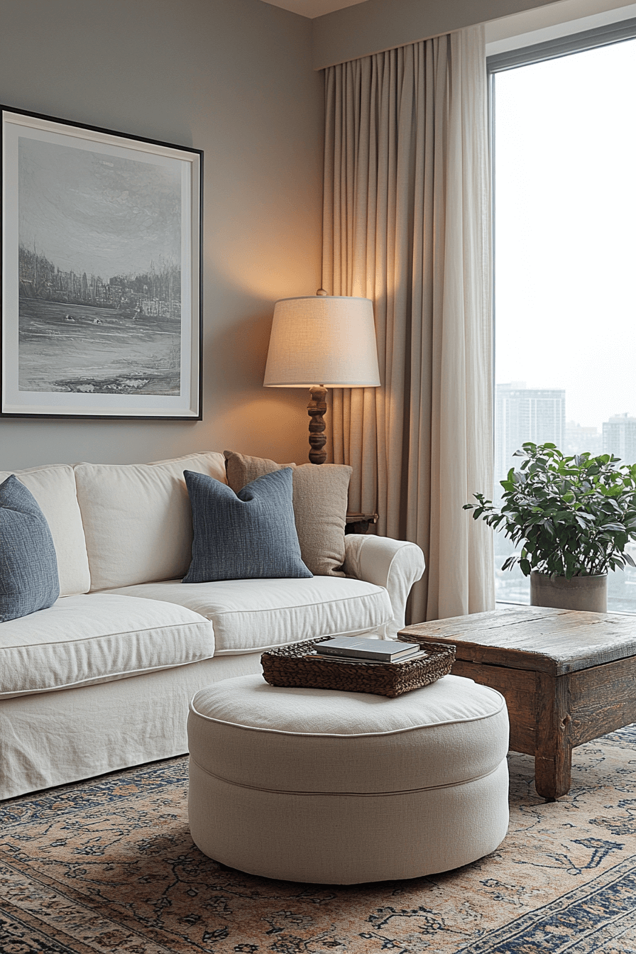 18+ Tiny Living Room Ideas for Making Every Inch Count With Style 19 Multi Use Ottoman Furniture