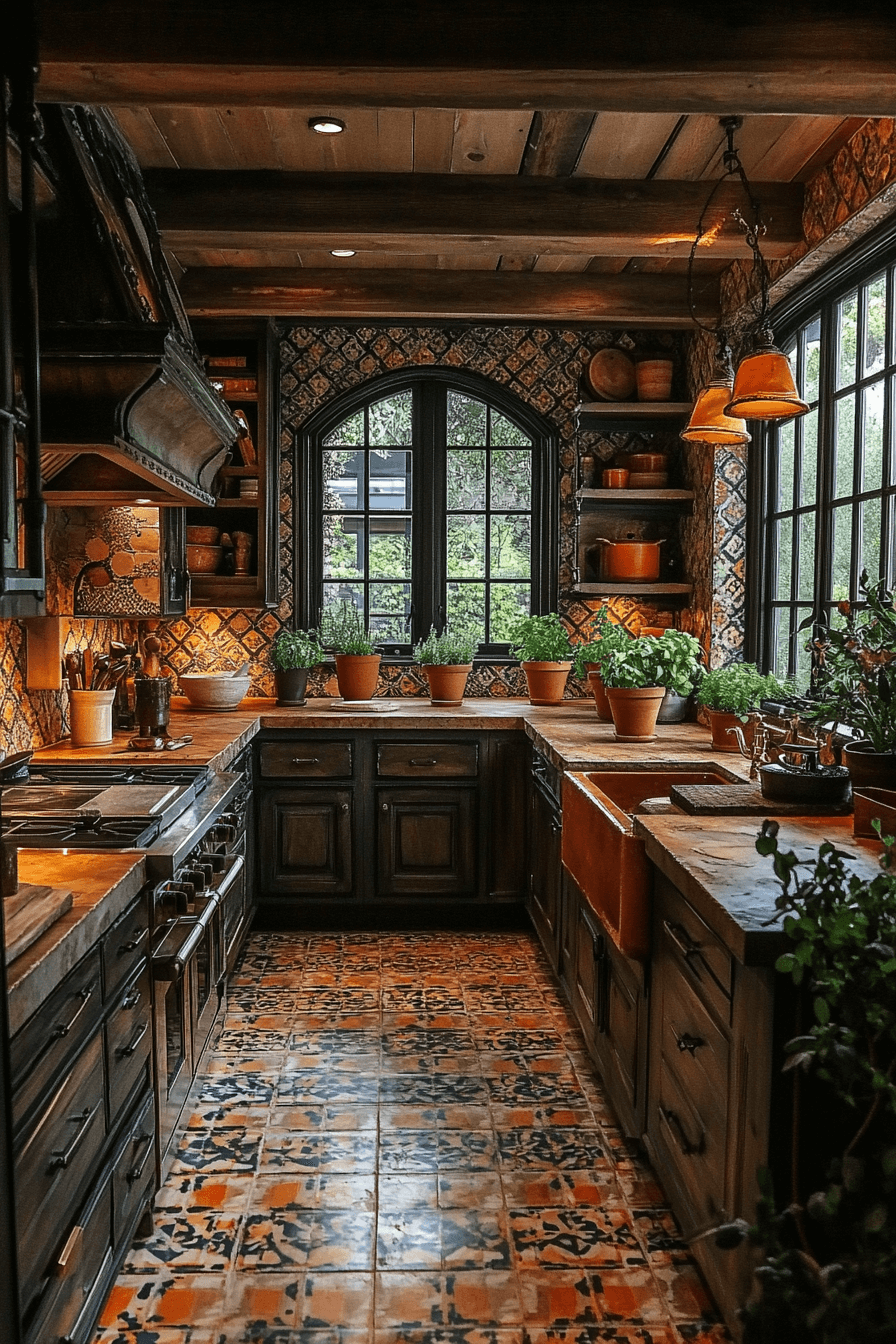 17+ Rustic Kitchen Ideas That Highlight Natural Beauty and Texture 19 Rustic Old World Kitchen Charm