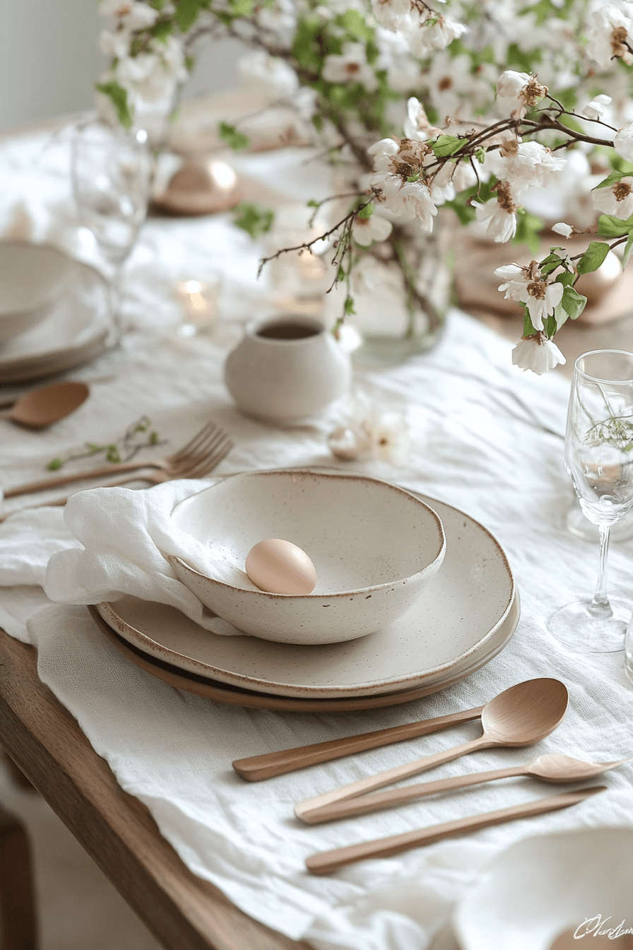 24+ Easter Table Decorations That Make Guests Feel Truly Welcome 19 Scandinavian Easter Table