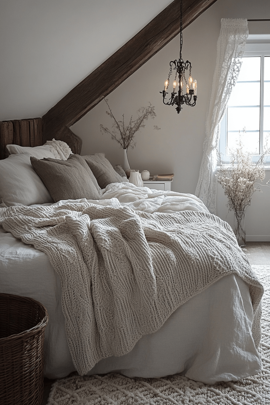 18+ Grey Boho Bedroom Looks That Turn Simplicity Into Sophistication 19 Shadow Light Harmony