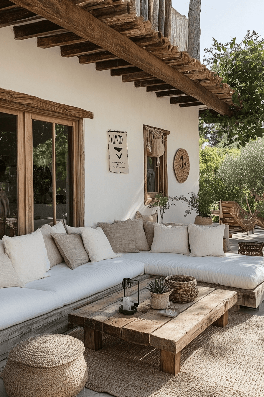 22+ Scandi Boho Patio Designs to Create a Bright and Airy Outdoor Space 19 Sustainable Style