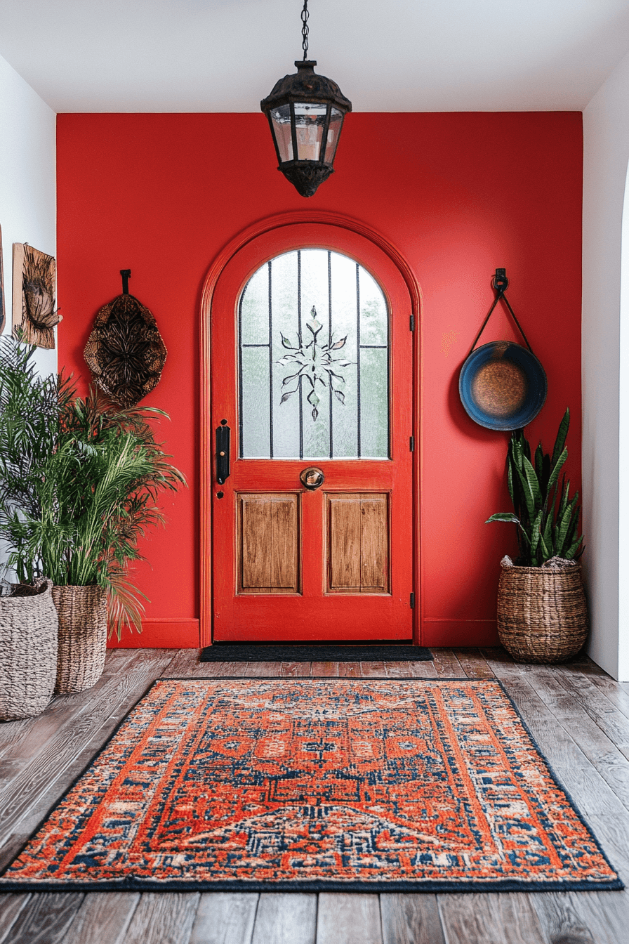 23+ Afrohemian Decor Ideas That Celebrate Culture and Creativity 19 Welcoming Entry