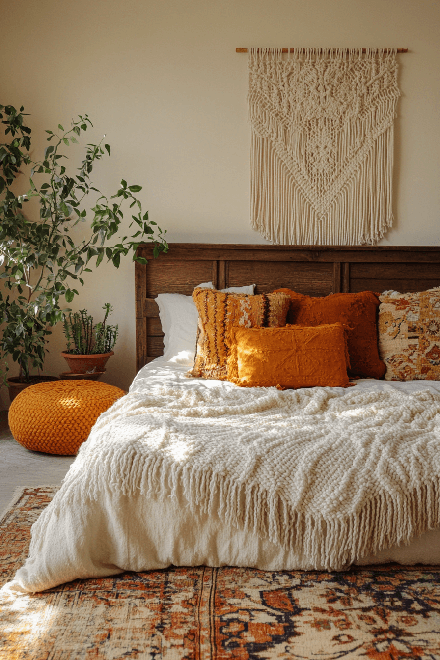 15+ Beige Bedroom Ideas for a Chic and Affordable Refresh 2 Bohemian Beige Haven