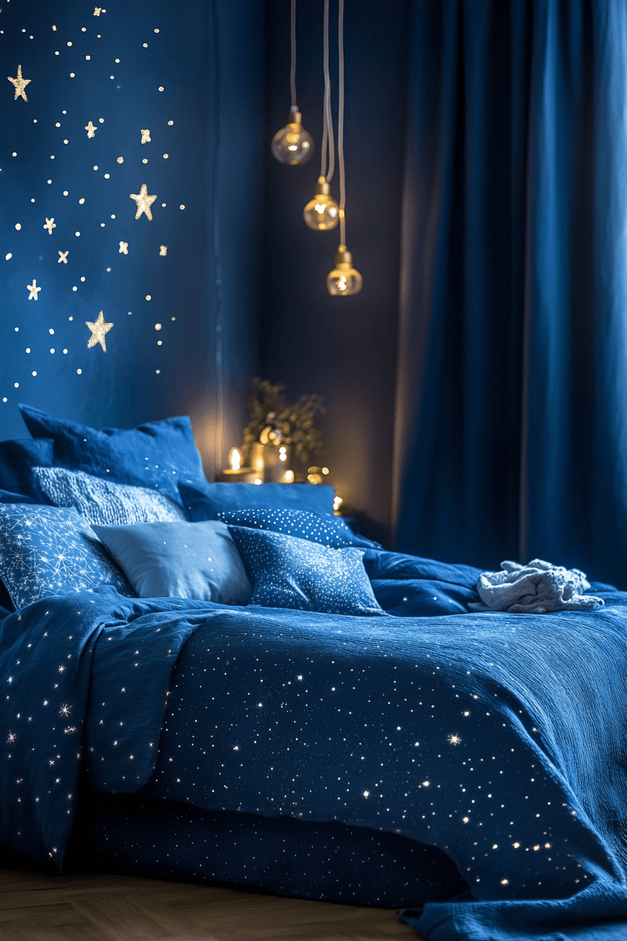 23+ Blue Boho Girls Bedroom Inspiration for a Dreamy Retreat 2 Celestial Dreams