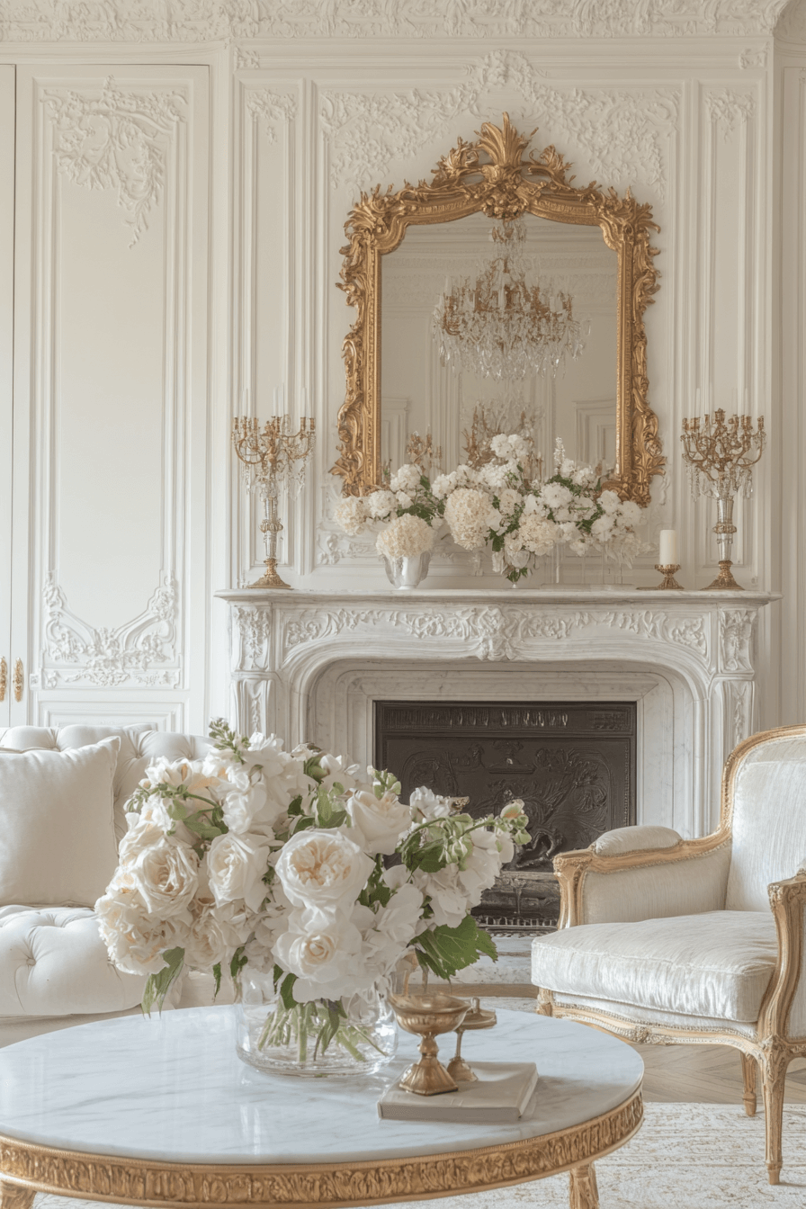 18+ Old Money Home Decor Ideas to Blend Tradition With Modern Style 2 Luxurious French Chateau Touches