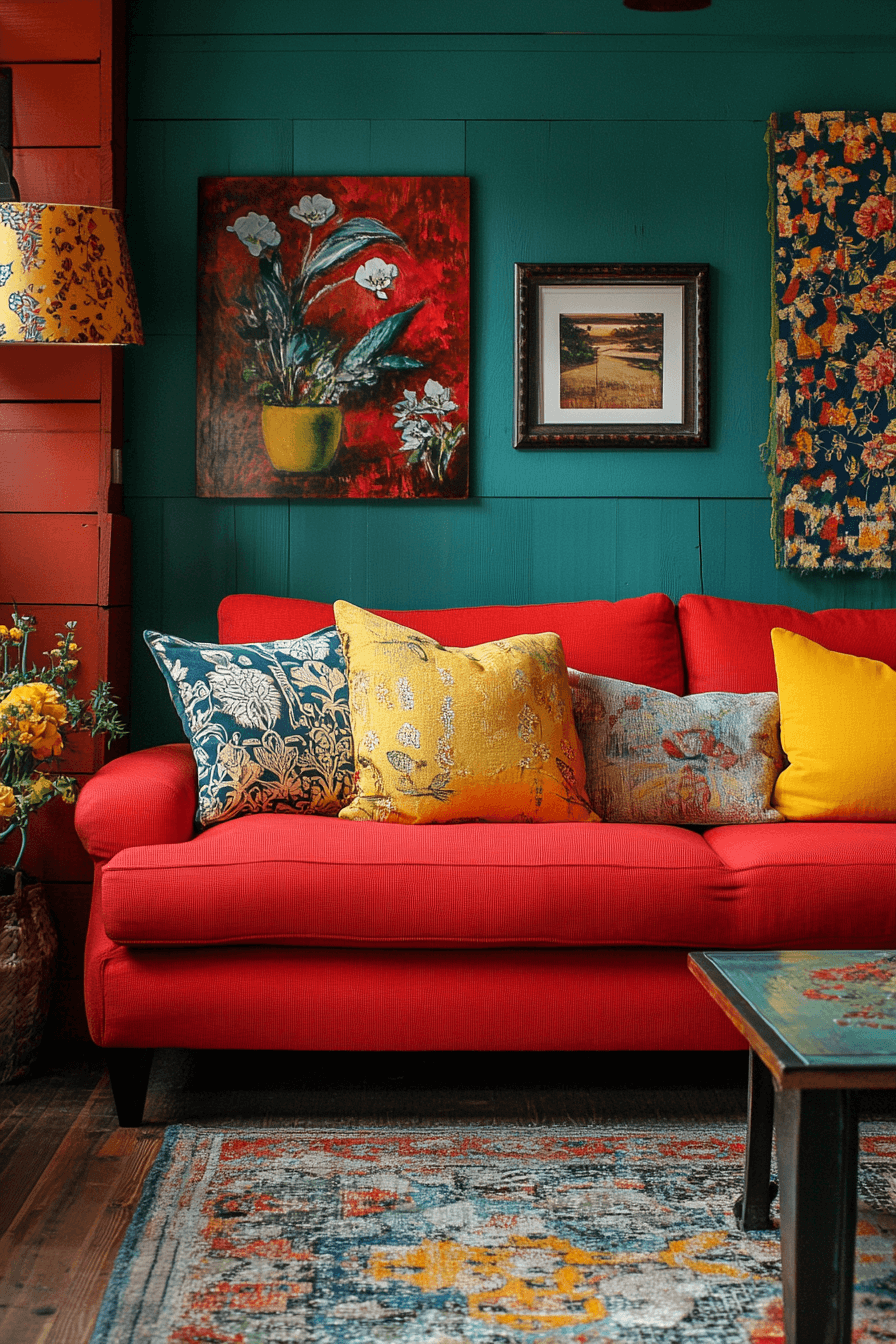 21+ Cozy Maximalism Decor Inspiration That Proves More Can Be Beautiful 2 Rainbow Revival