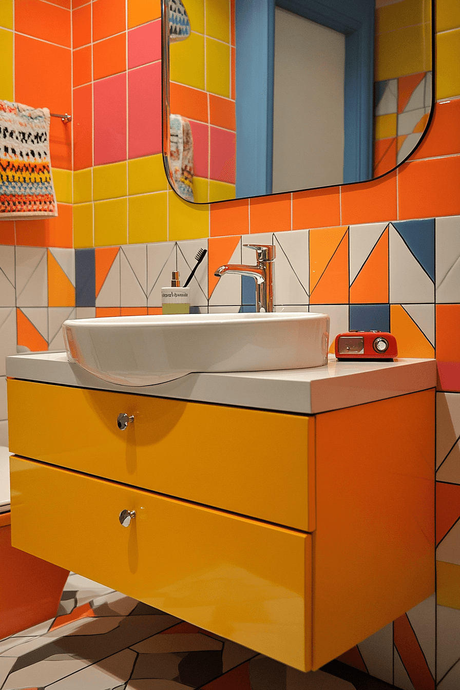 18+ Vintage Modern Bathroom Designs That Capture Classic Elegance With Modern Flair 2 Retro Vibrance Refresh
