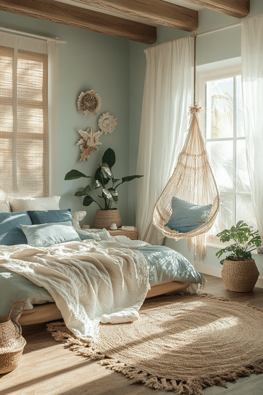 21+ Boho Coastal Bedroom Inspiration for a Space Full of Personality 2 Sea Breeze Sanctuary