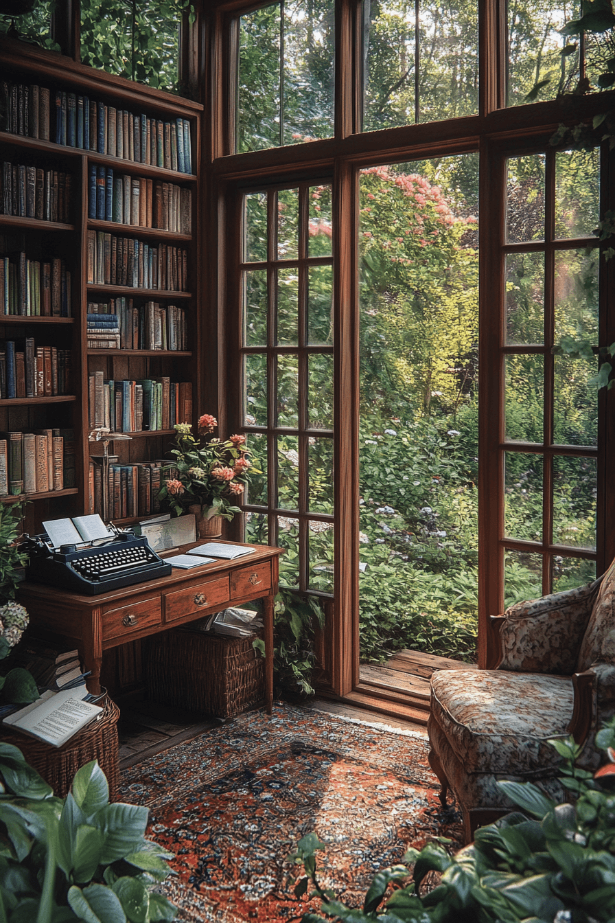 15+ Backyard Studio Designs to Create a Relaxing Guest Retreat 2 Writers Solitude Backyard Studio