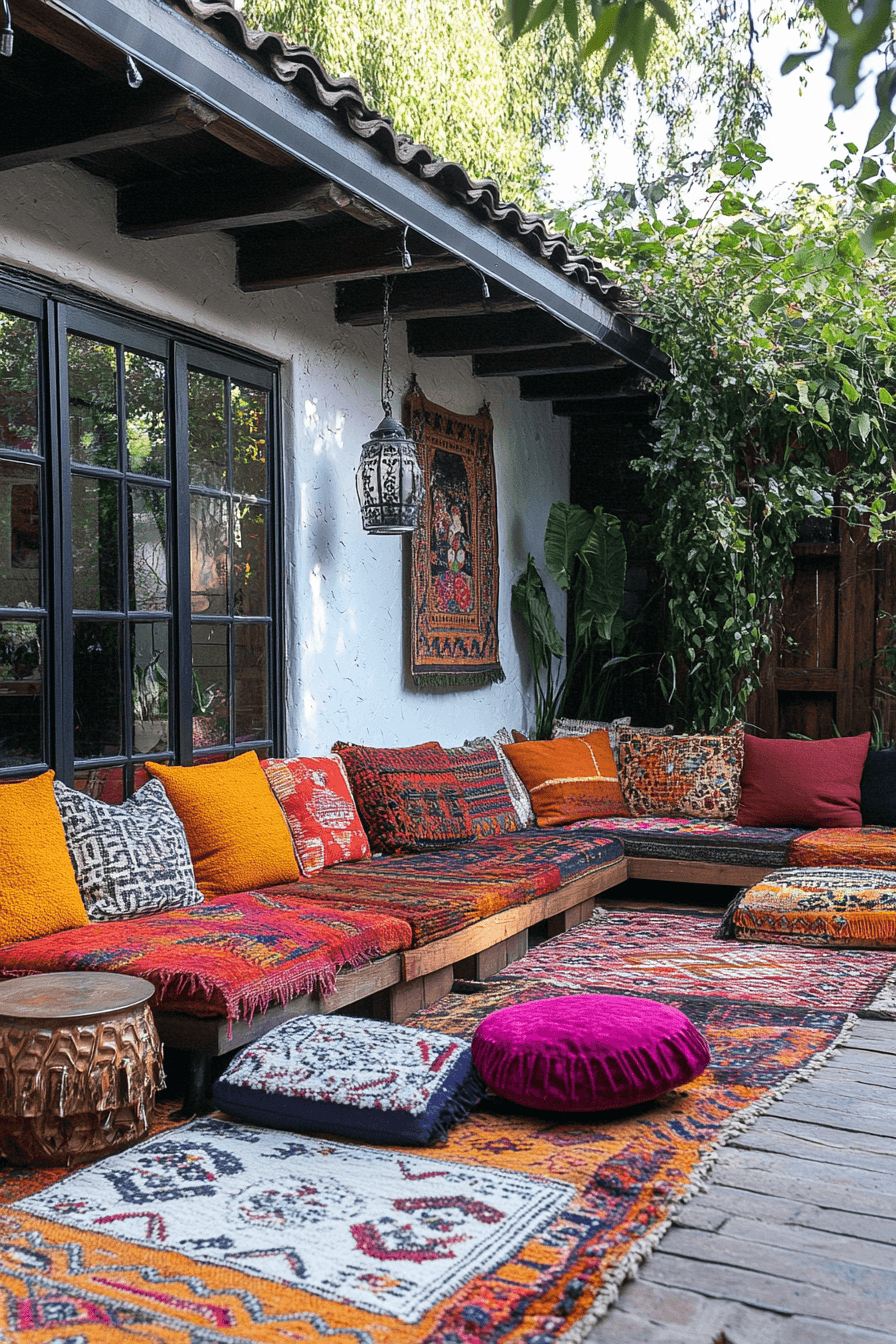22+ Scandi Boho Patio Designs to Create a Bright and Airy Outdoor Space 20 Color Confidence