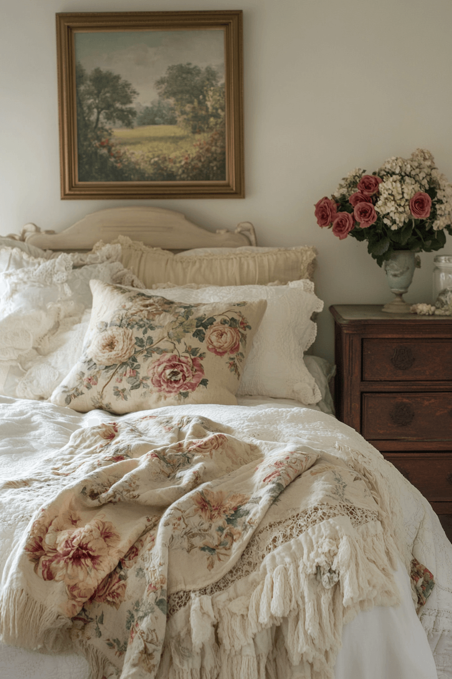 17+ White Bedroom Ideas for a Fresh and Airy Makeover 20 French White Elegance