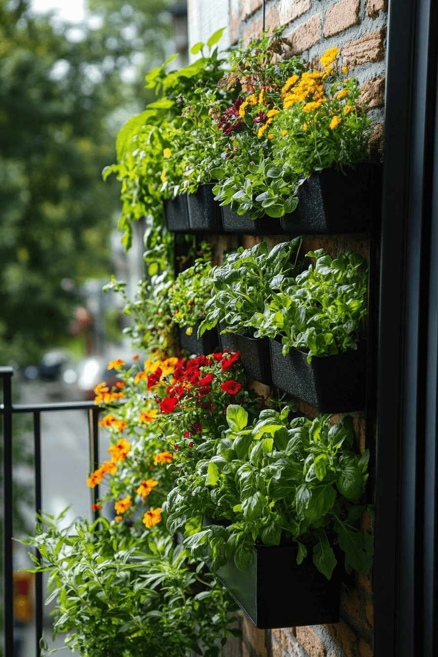 19+ Small Apartment Balcony Ideas to Inspire a Space Full of Charm 20 Herb Garden Delight