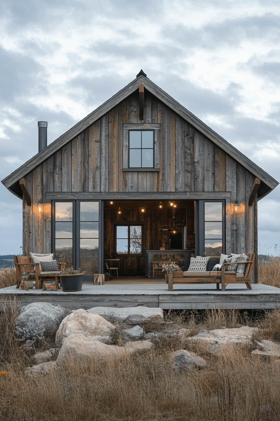 16+ Small Barn House Ideas for a Bright and Airy Country Home Feel 20 Prairie Gem Home