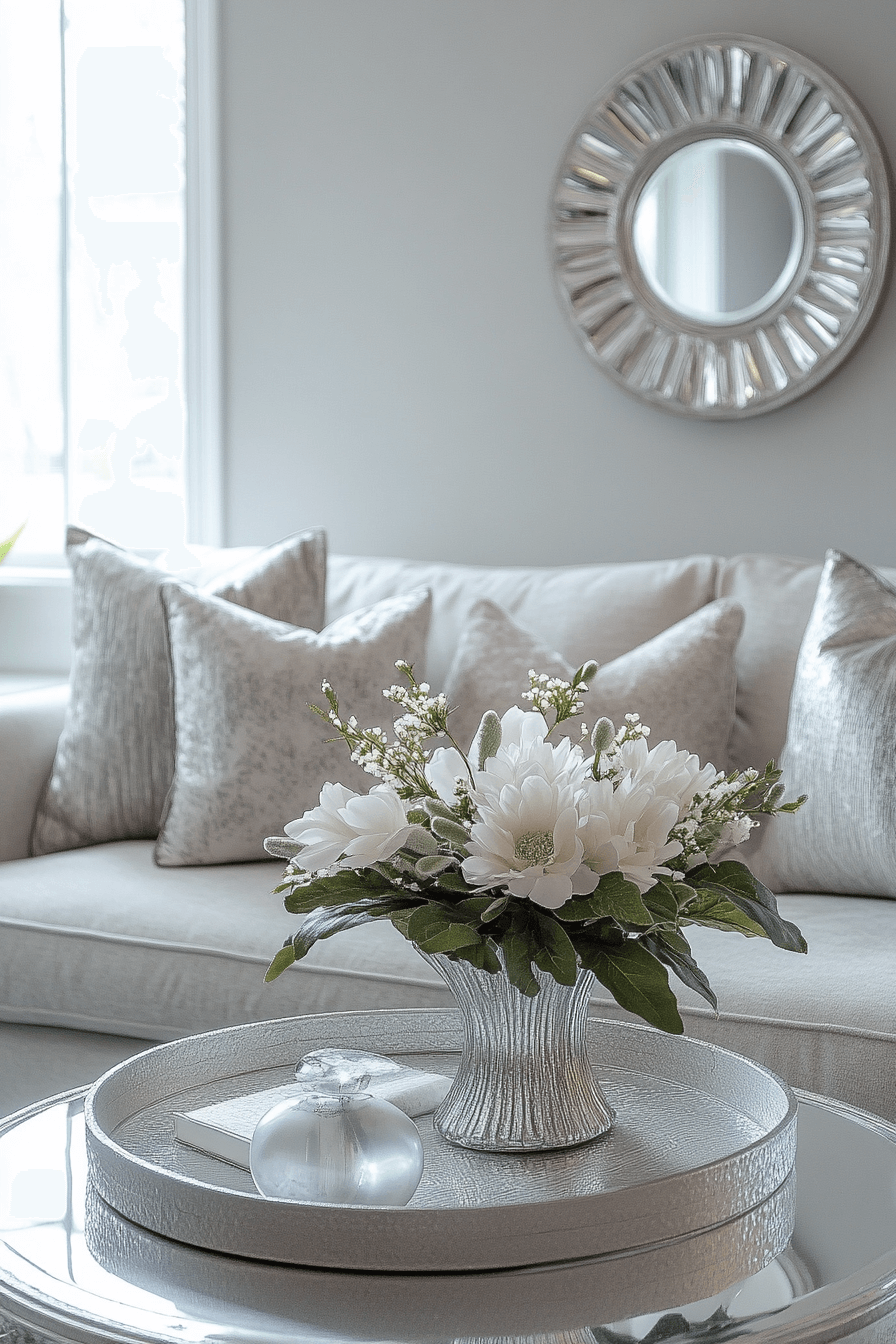 27+ Apartment Aesthetic Cozy Styles That Bring Warmth to Any Room 20 Silver Light Gray Finish
