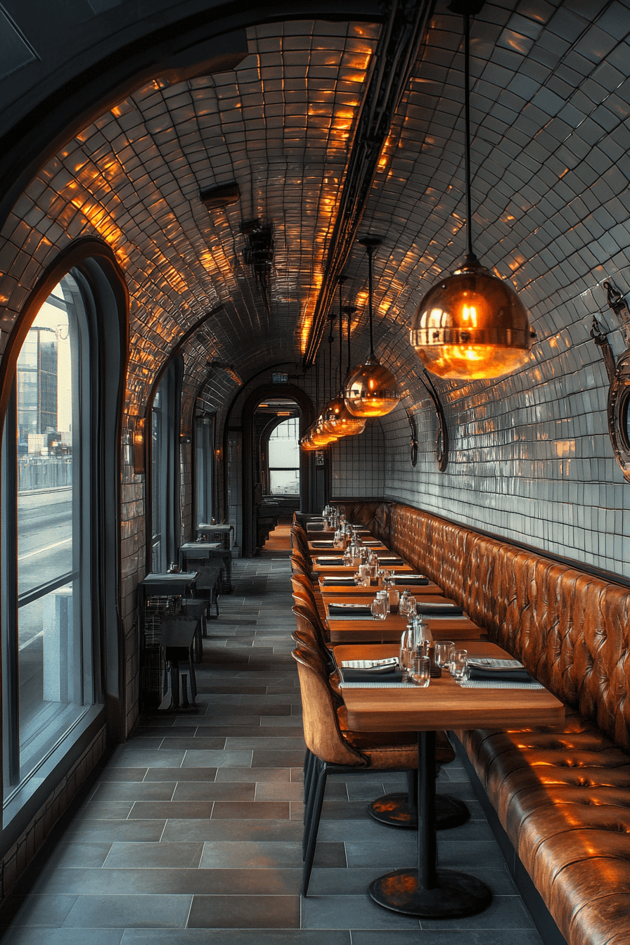 15+ Street Style Room Ideas That Bring Urban Energy Into Your Home 20 Subway Inspired Dining Area