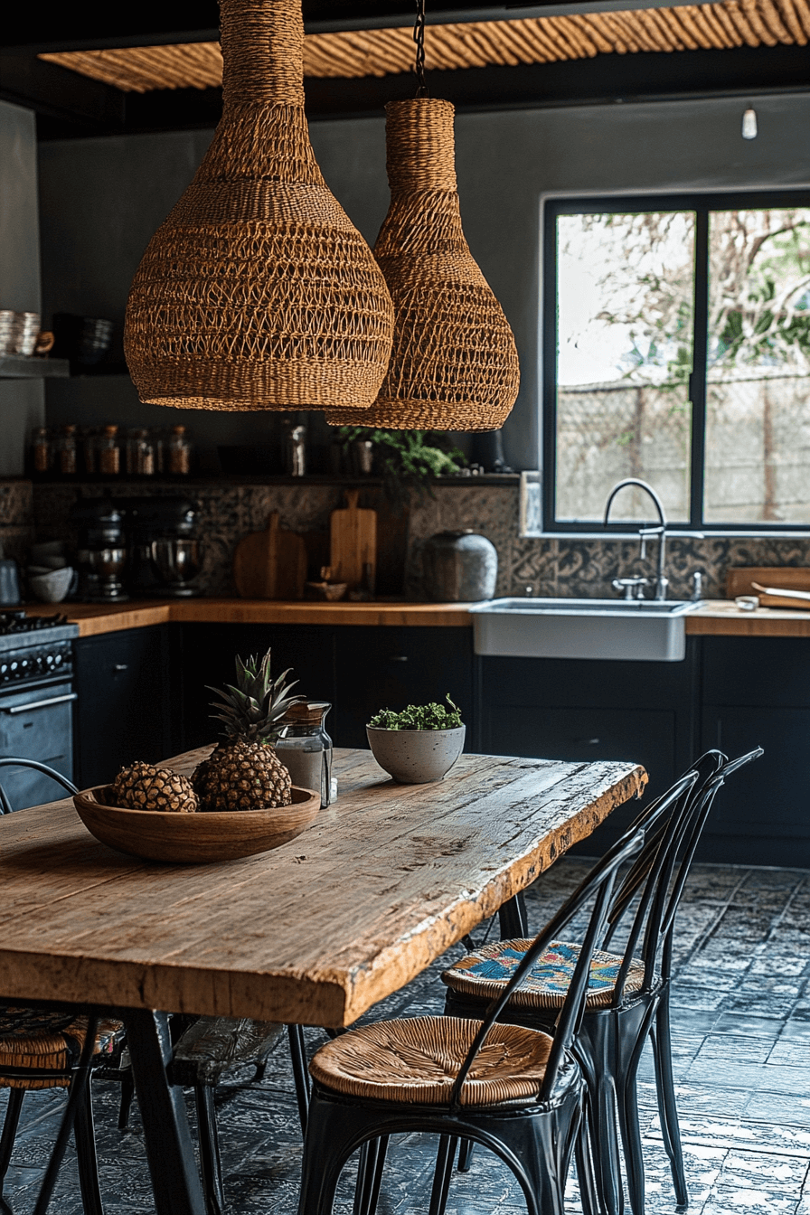 Boho Kitchen Ideas for a Warm and Free-Spirited Cooking Retreat 20 Urban Industrial Blend