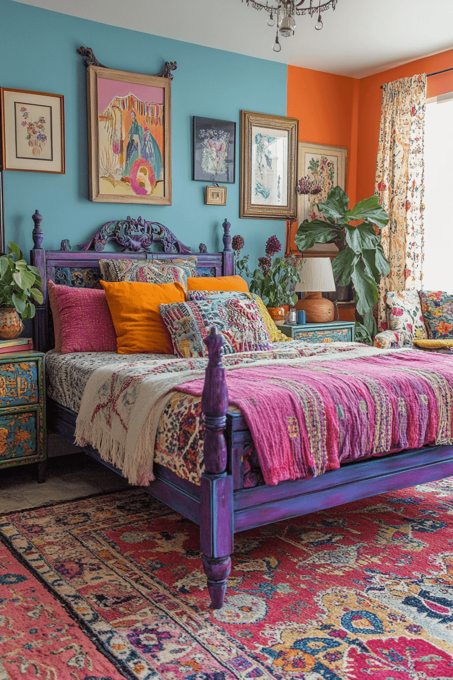 18+ Chic Bedroom Ideas That Highlight Style in Every Detail 20 Vibrant Eclectic Haven