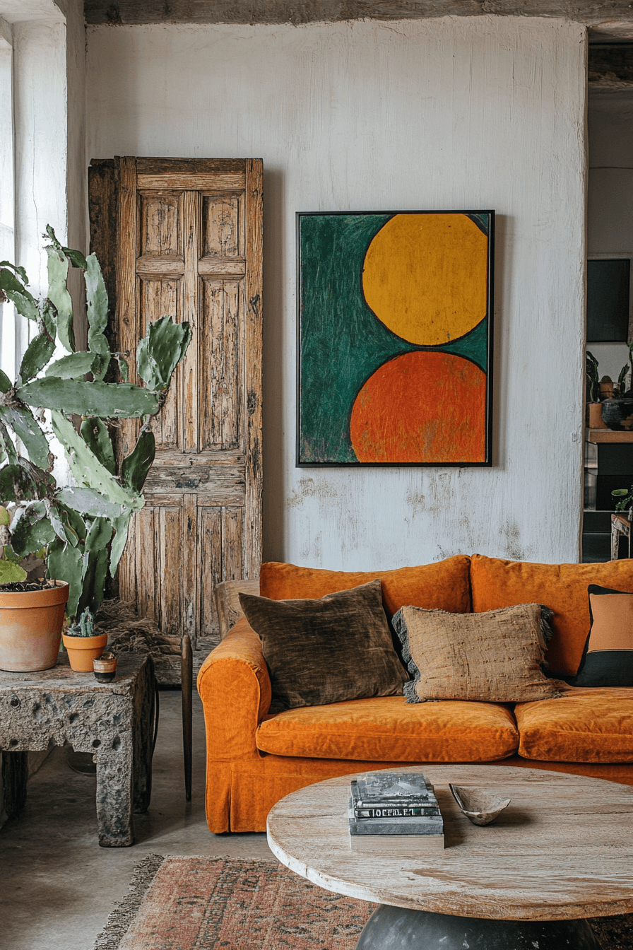 21+ Boho Maximalist Living Room Inspiration for a Bold Home Makeover 21 Eclectic Collectors Nook