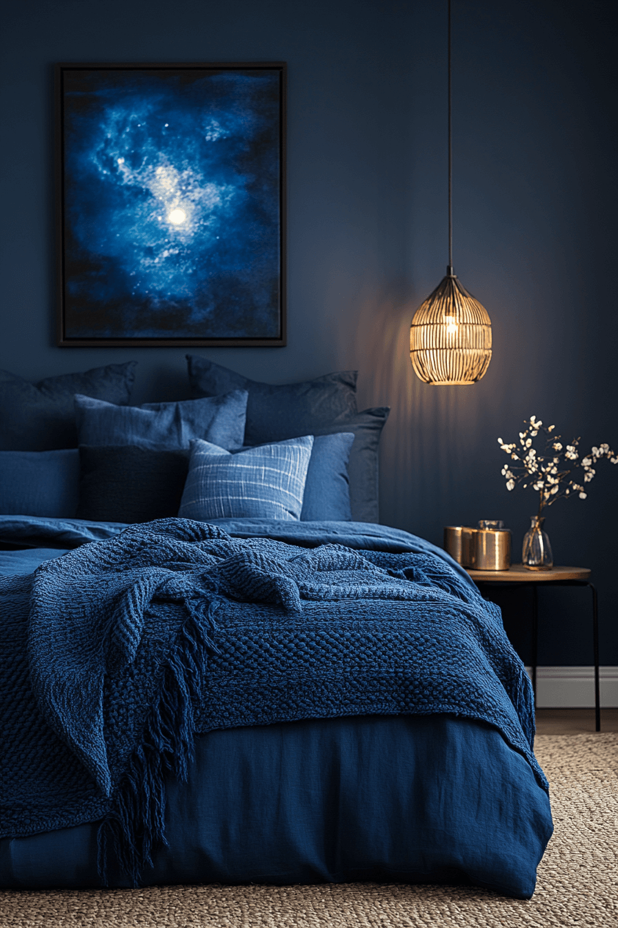 25+ Dark Boho Bedroom Inspiration for a Dreamy Night’s Retreat 21 Nightfall Smooth Blend