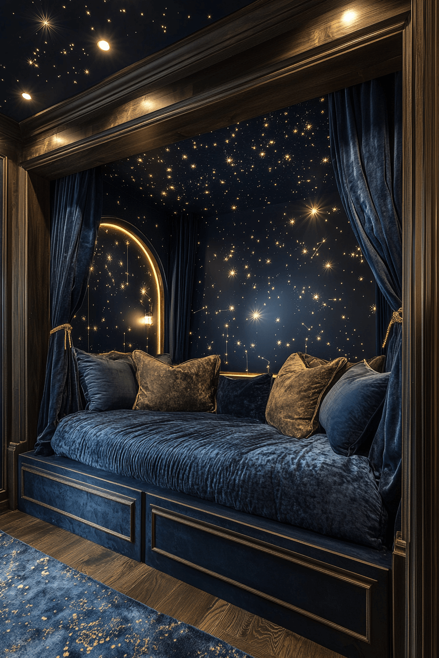 25+ Luxury Bedroom Master Ideas That Capture Modern Elegance 22 Cosmic Inspired Luxury Room