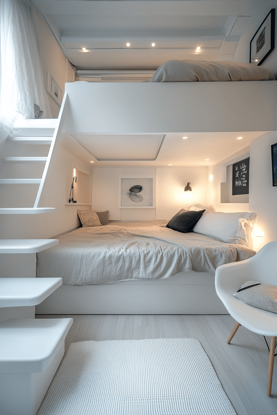 23+ Studio Apartment Decor Designs That Feel Fresh and Modern 23 Futuristic Studio With Smart Functionality
