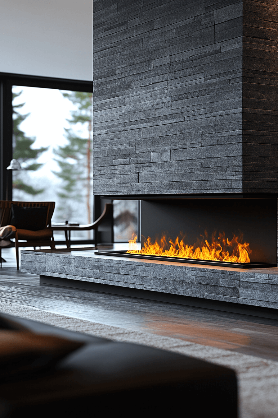 24+ Modern Fireplace Ideas to Create a Stunning Focal Point 23 Modular Magic