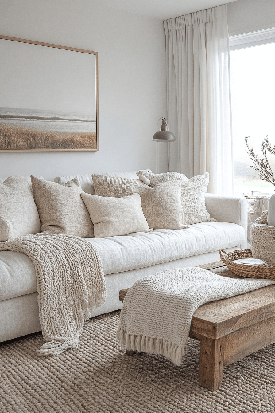27+ Apartment Aesthetic Cozy Styles That Bring Warmth to Any Room 24 Calm Textured Neutral Design