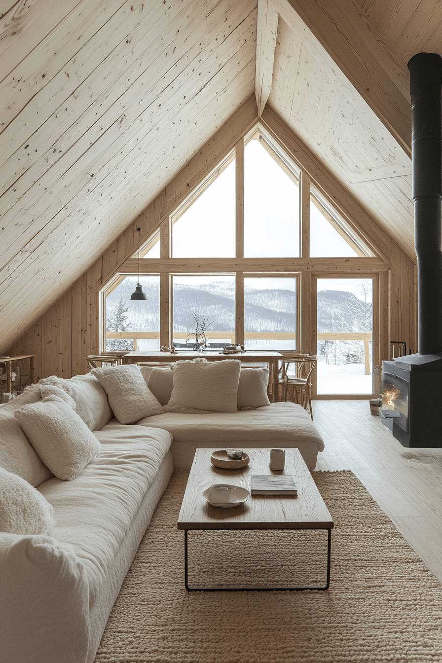 25+ Cabin Interiors That Make Every Detail Feel Special 26 Scandinavian Mountain Refuge