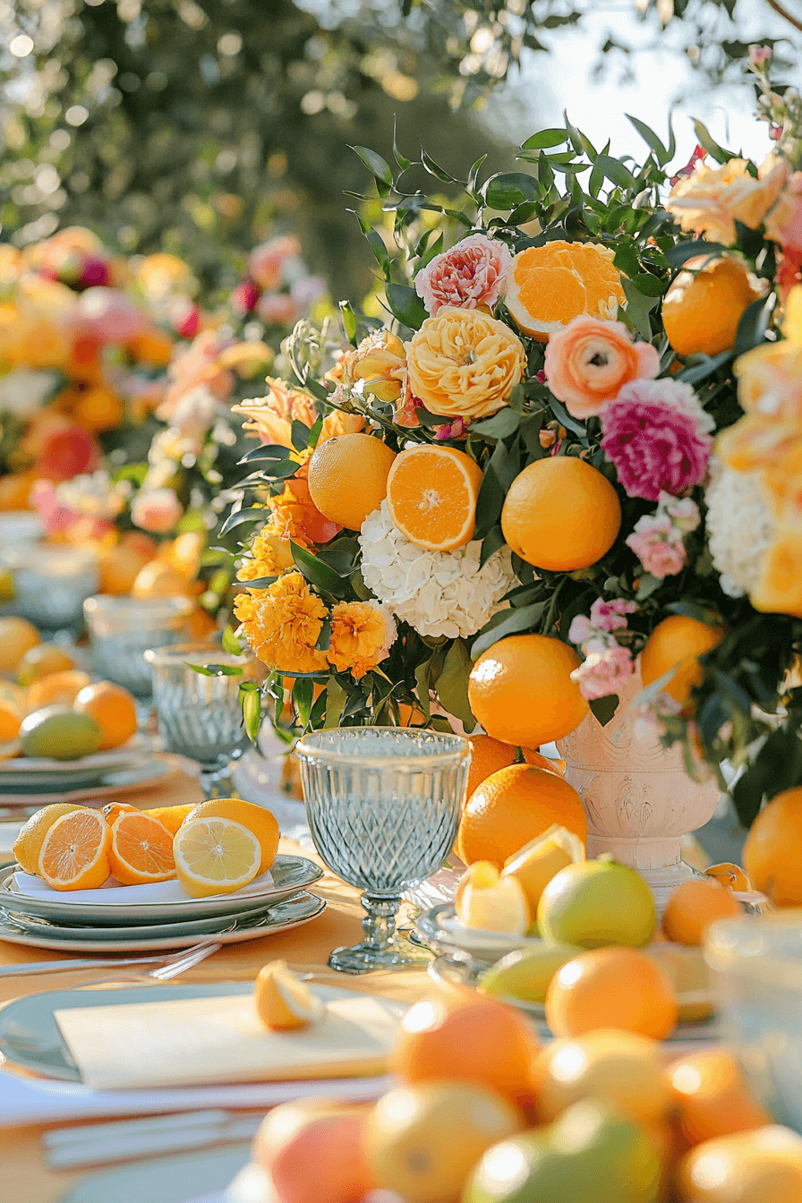 28+ Boho Wedding Designs That Balance Rustic and Chic 28 Citrus Charm
