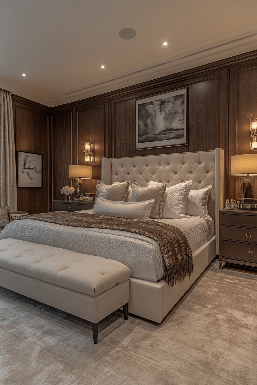 25+ Luxury Bedroom Master Ideas That Capture Modern Elegance 29 High Fashion Luxe Hideaway