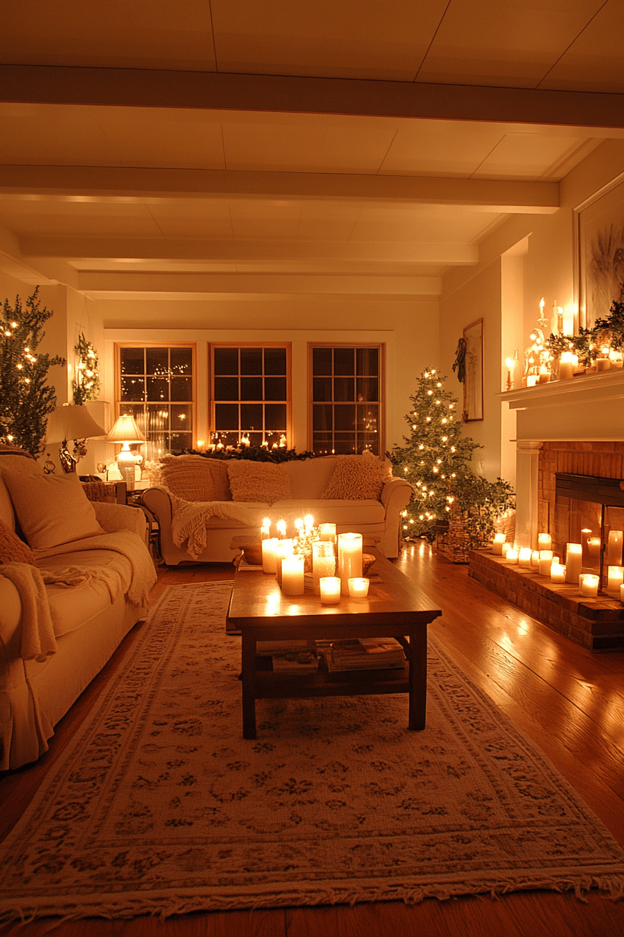 18+ Cozy Lighting Living Room Inspirations That Brighten Every Mood 3 Candlelit Charm In Your Cozy Living Room
