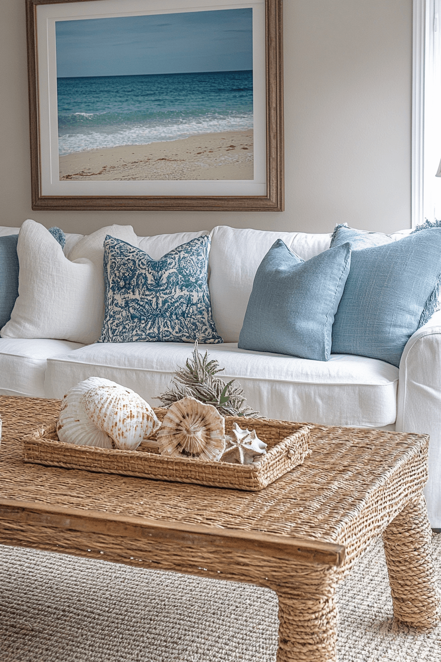 15+ Basement Living Room Ideas That Elevate Everyday Living With Ease 3 Coastal Basement Charm