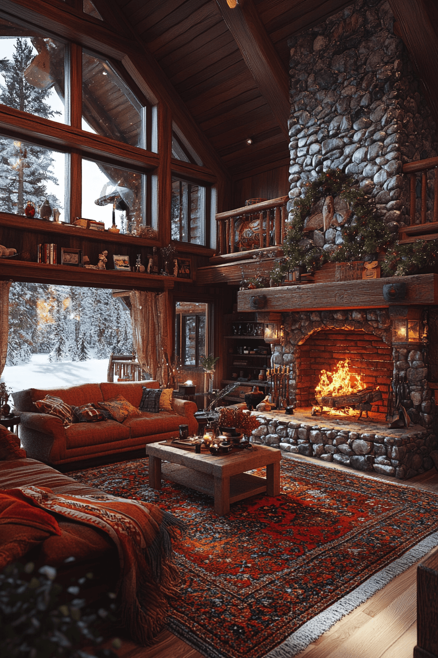 25+ Cabin Interiors That Make Every Detail Feel Special 3 Cozy Winter Nook