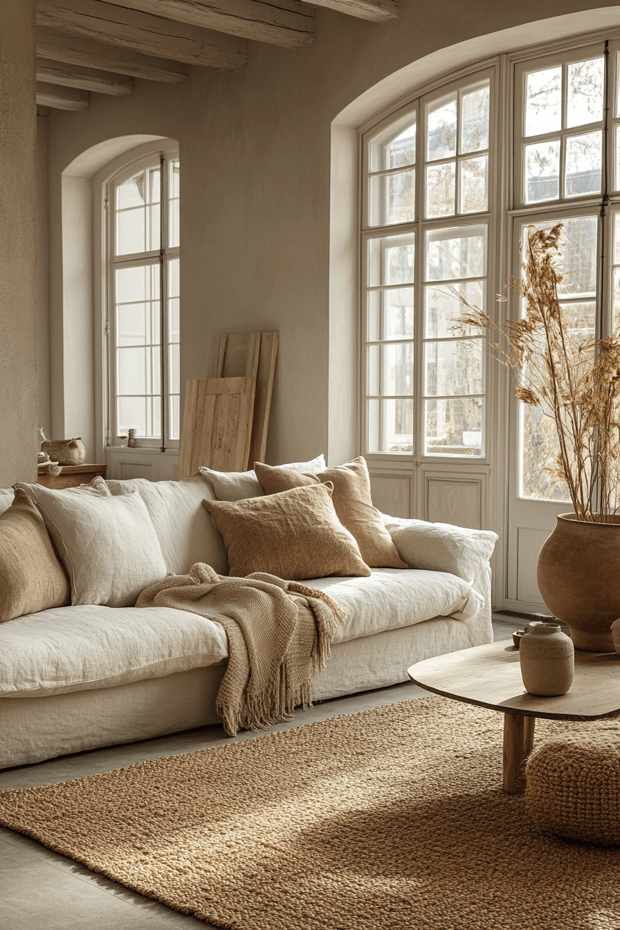 19+ Wabi Sabi Living Room Designs for a Home Full of Serenity and Style 3 Earths Color Magic