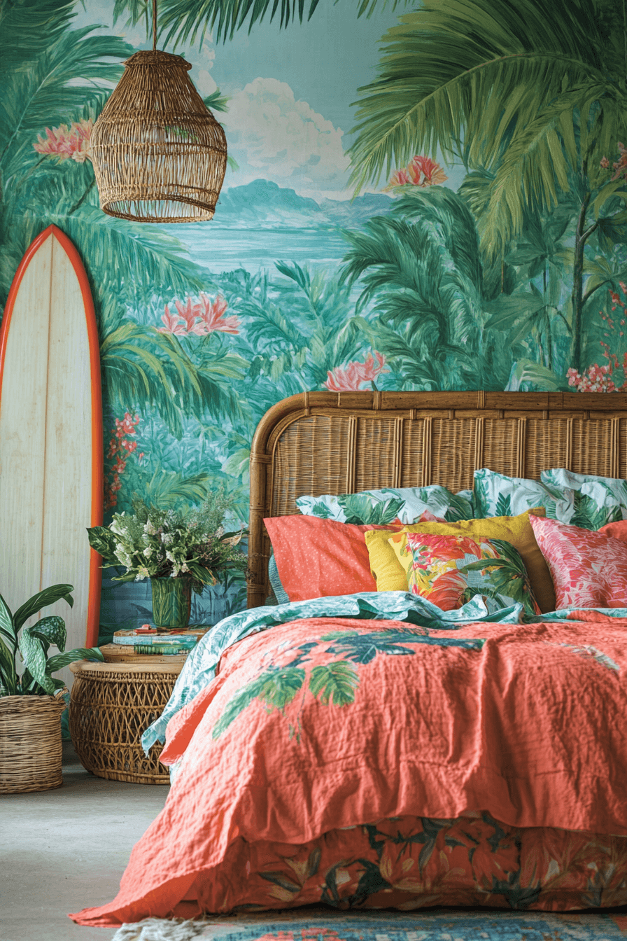 21+ Boho Coastal Bedroom Inspiration for a Space Full of Personality 3 Island Paradise