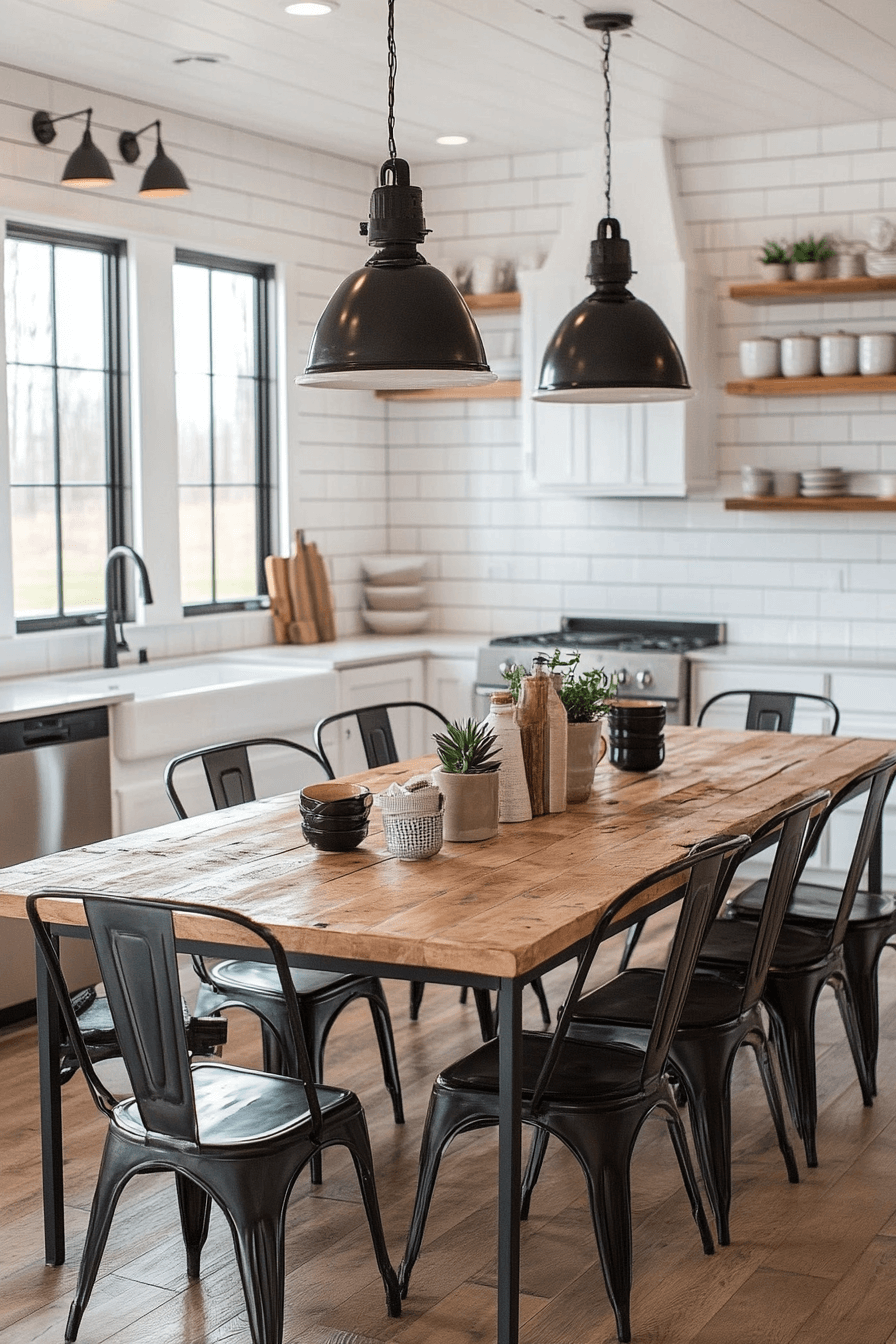 17+ Industrial Farmhouse Kitchen Designs That Bring Comfort and Edge Together 3 Minimalist Industrial Farmhouse Elegance