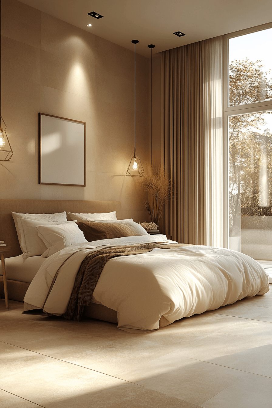 15+ Beige Bedroom Ideas for a Chic and Affordable Refresh 3 Modern Beige Simplicity