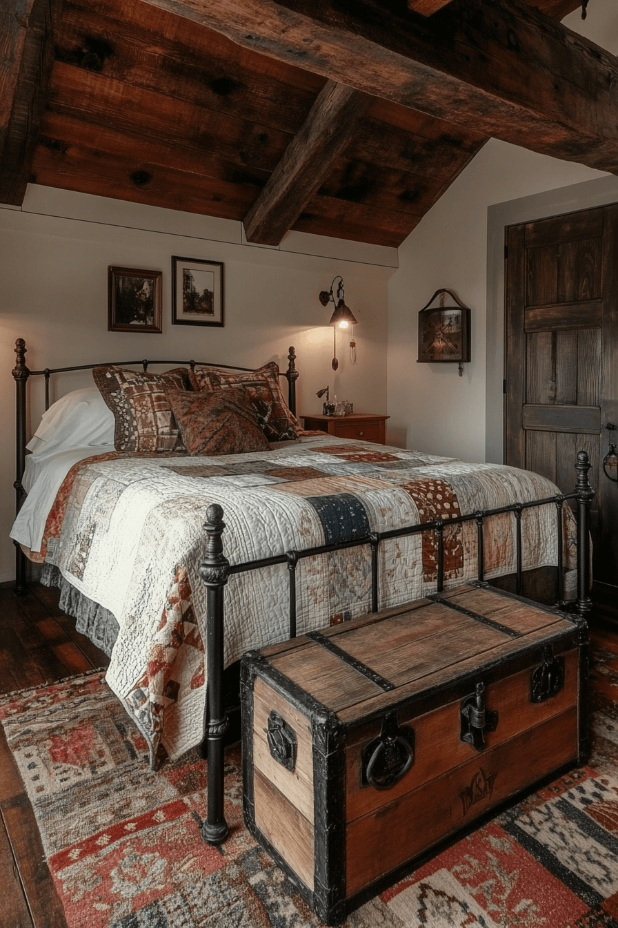15+ Attic Bedroom Ideas to Design a Chic and Affordable Makeover 3 Rustic Chic Escape
