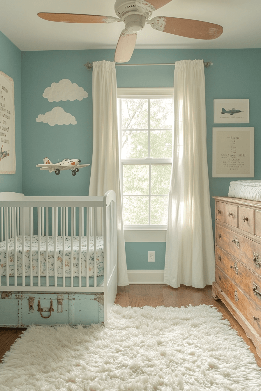20+ Nursery Room Ideas for a Boy to Inspire Everyday Happiness 3 Sky High Dreamland