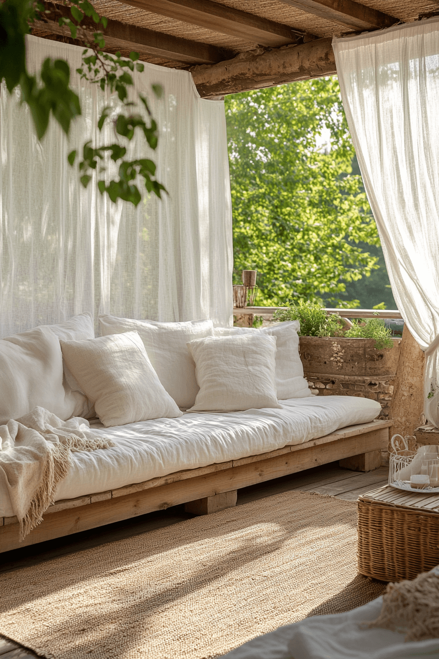 22+ Scandi Boho Patio Designs to Create a Bright and Airy Outdoor Space 3 Sun Kissed Spaces