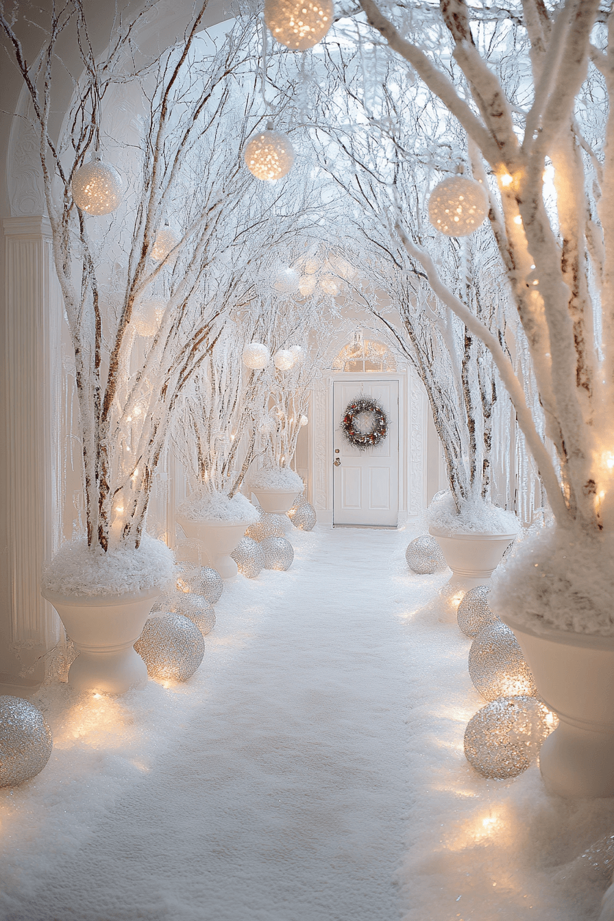 15+ Christmas Aesthetic Ideas That Bring Holiday Magic to Every Corner 3 Winter Welcome Entry