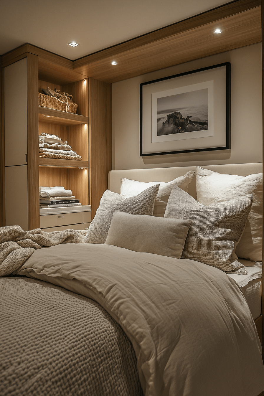 18+ Tiny Bedroom Ideas for a Bright and Airy Small-Space Look 4 Clutter Free Zone