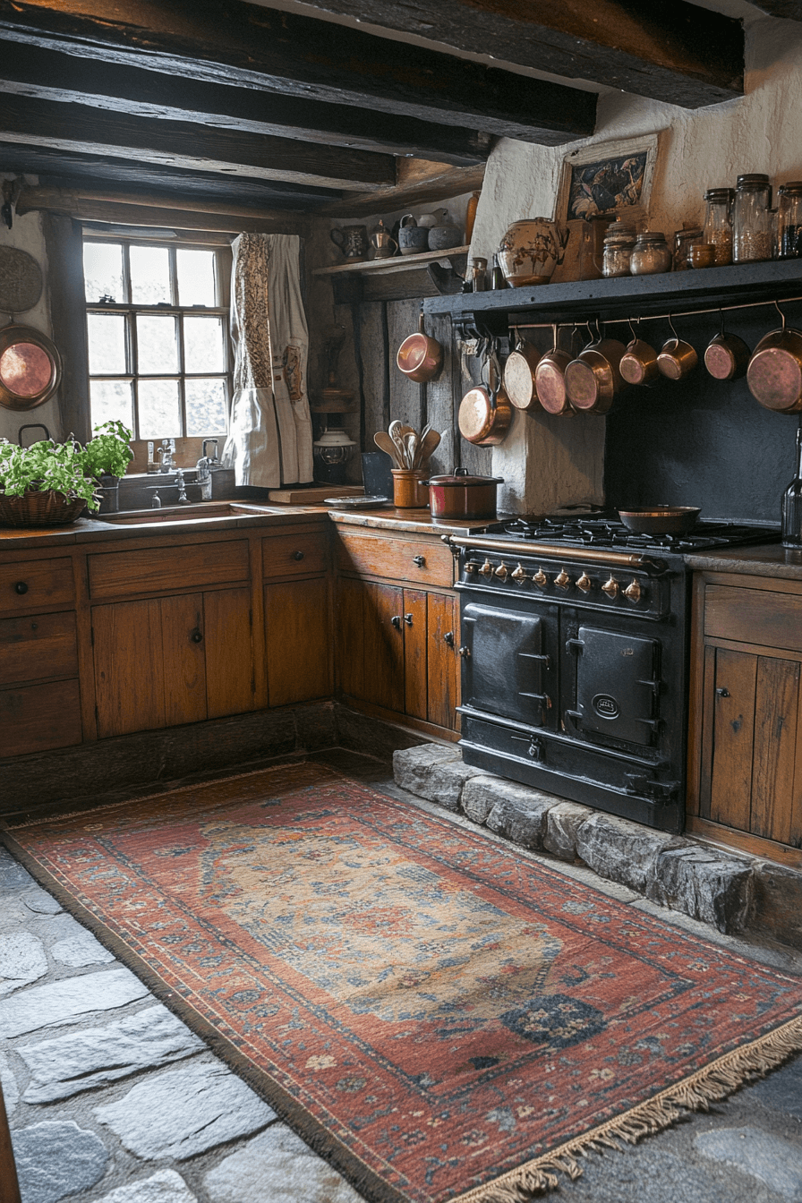17+ Antique Kitchen Decor Concepts for Small Yet Stunning Spaces 4 Colonial Antique Kitchen Style