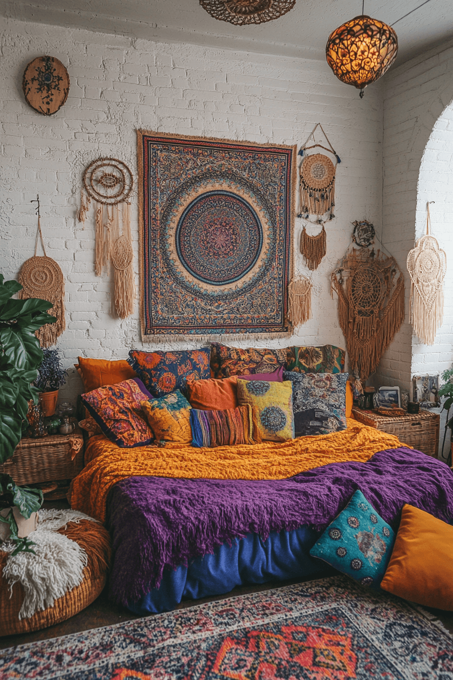18+ Boho Witchy Bedroom Ideas for a Budget-Friendly Magical Makeover 4 Free Spirit Space