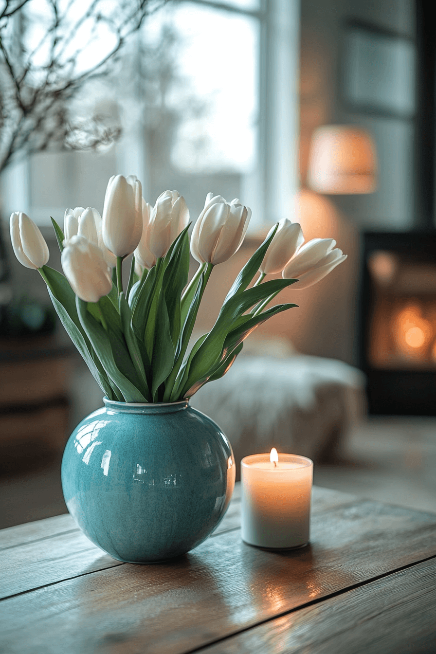 20+ Easter Living Room Decor That Works Beautifully on Any Budget 4 Minimal Spring Chic